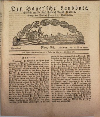 Der Bayerische Landbote Sonntag 30. Mai 1830