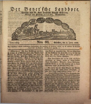 Der Bayerische Landbote Donnerstag 3. Juni 1830