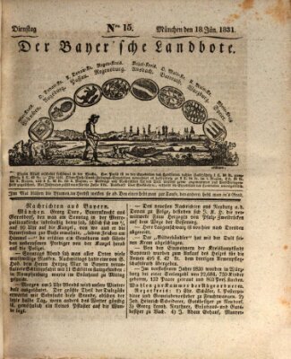 Der Bayerische Landbote Dienstag 18. Januar 1831