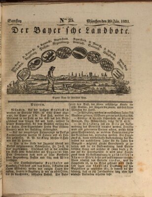 Der Bayerische Landbote Samstag 29. Januar 1831