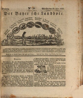 Der Bayerische Landbote Sonntag 13. Februar 1831