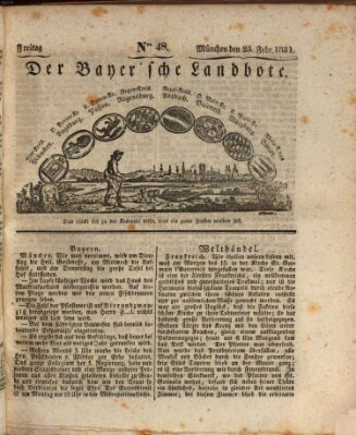 Der Bayerische Landbote Freitag 25. Februar 1831