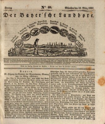 Der Bayerische Landbote Freitag 18. März 1831