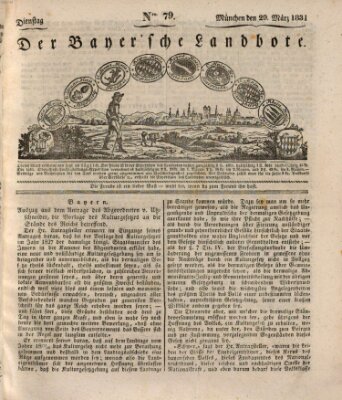 Der Bayerische Landbote Dienstag 29. März 1831