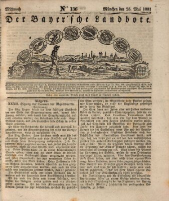 Der Bayerische Landbote Mittwoch 25. Mai 1831