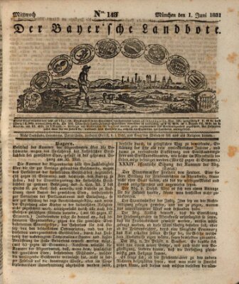 Der Bayerische Landbote Mittwoch 1. Juni 1831