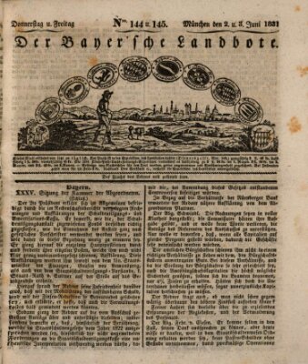 Der Bayerische Landbote Freitag 3. Juni 1831