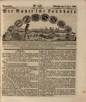 Der Bayerische Landbote Donnerstag 9. Juni 1831