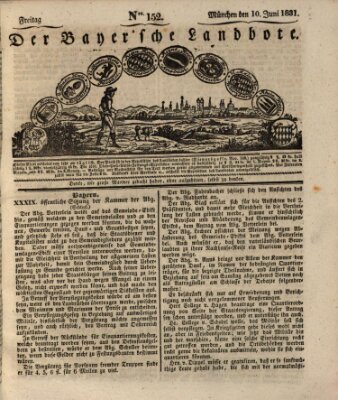 Der Bayerische Landbote Freitag 10. Juni 1831