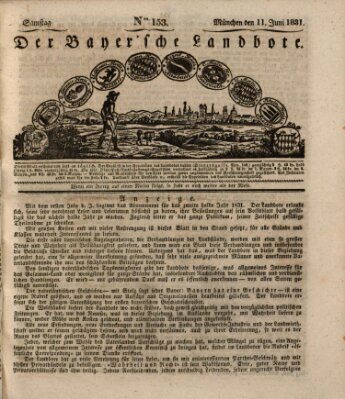 Der Bayerische Landbote Samstag 11. Juni 1831