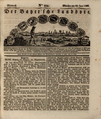 Der Bayerische Landbote Mittwoch 22. Juni 1831