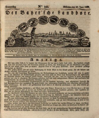 Der Bayerische Landbote Donnerstag 23. Juni 1831