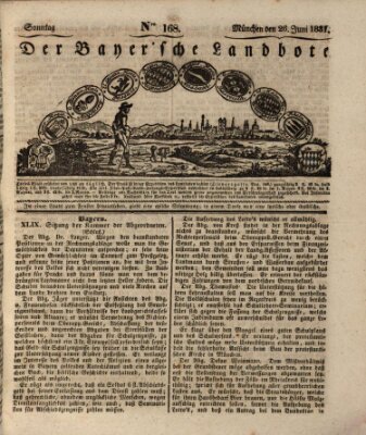 Der Bayerische Landbote Sonntag 26. Juni 1831