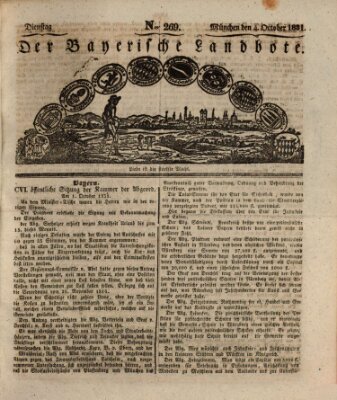 Der Bayerische Landbote Dienstag 4. Oktober 1831