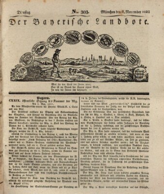 Der Bayerische Landbote Dienstag 8. November 1831