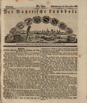 Der Bayerische Landbote Sonntag 13. November 1831