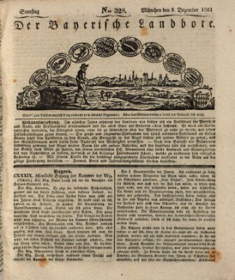 Der Bayerische Landbote Samstag 3. Dezember 1831