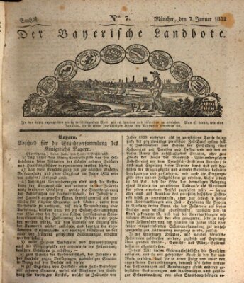 Der Bayerische Landbote Samstag 7. Januar 1832