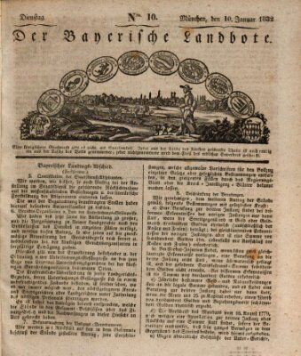 Der Bayerische Landbote Dienstag 10. Januar 1832