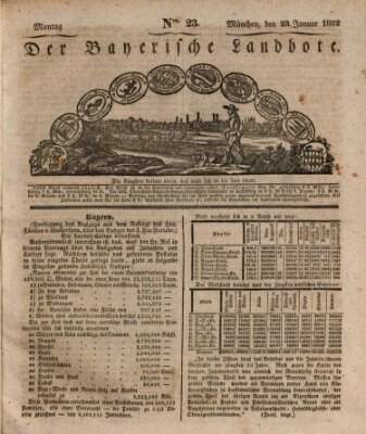 Der Bayerische Landbote Montag 23. Januar 1832