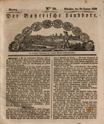 Der Bayerische Landbote Montag 30. Januar 1832