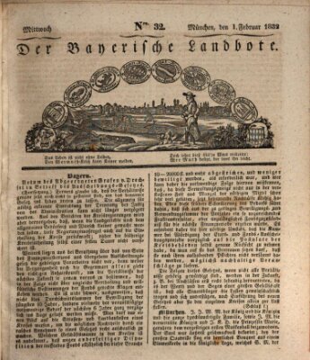 Der Bayerische Landbote Mittwoch 1. Februar 1832