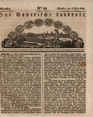 Der Bayerische Landbote Samstag 3. März 1832