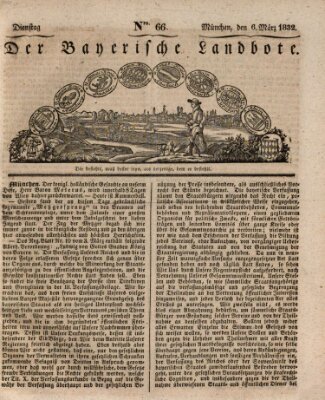 Der Bayerische Landbote Dienstag 6. März 1832