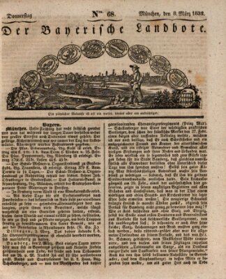 Der Bayerische Landbote Donnerstag 8. März 1832