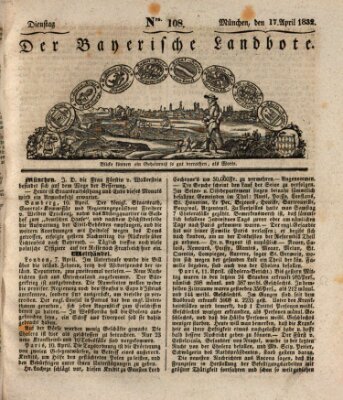 Der Bayerische Landbote Dienstag 17. April 1832