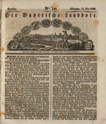 Der Bayerische Landbote Samstag 19. Mai 1832