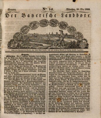 Der Bayerische Landbote Sonntag 20. Mai 1832