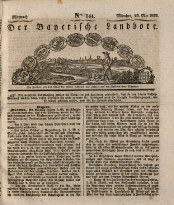 Der Bayerische Landbote Mittwoch 23. Mai 1832