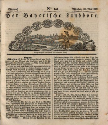 Der Bayerische Landbote Mittwoch 30. Mai 1832