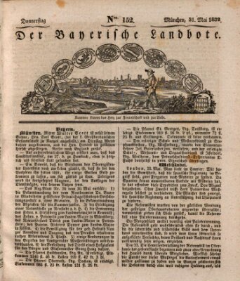Der Bayerische Landbote Donnerstag 31. Mai 1832