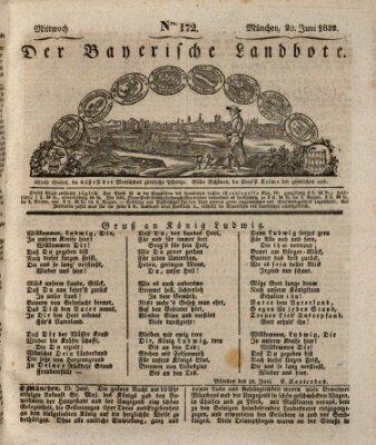 Der Bayerische Landbote Mittwoch 20. Juni 1832