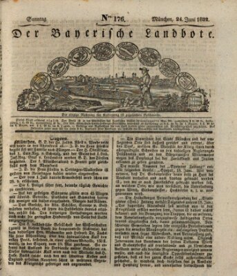 Der Bayerische Landbote Sonntag 24. Juni 1832