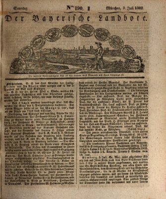 Der Bayerische Landbote Sonntag 8. Juli 1832