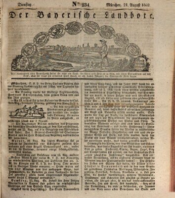 Der Bayerische Landbote Dienstag 21. August 1832