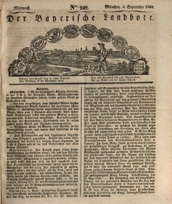 Der Bayerische Landbote Mittwoch 5. September 1832