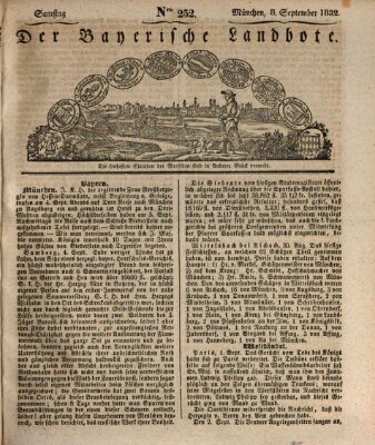 Der Bayerische Landbote Samstag 8. September 1832