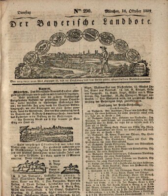 Der Bayerische Landbote Dienstag 16. Oktober 1832