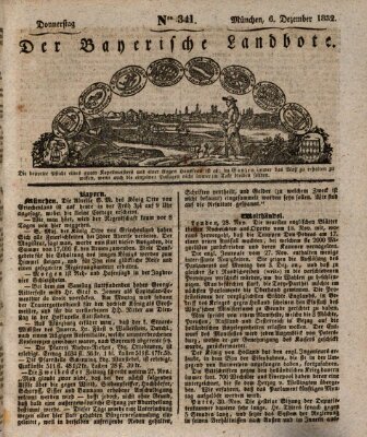 Der Bayerische Landbote Donnerstag 6. Dezember 1832