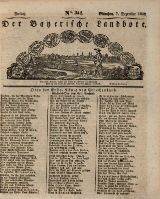 Der Bayerische Landbote Freitag 7. Dezember 1832