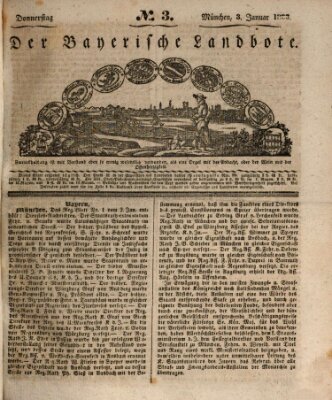 Der Bayerische Landbote Donnerstag 3. Januar 1833