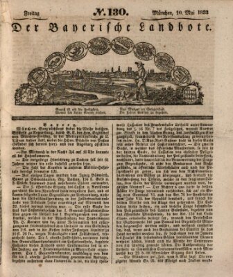 Der Bayerische Landbote Freitag 10. Mai 1833