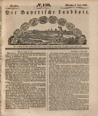 Der Bayerische Landbote Samstag 8. Juni 1833