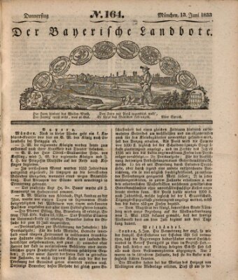 Der Bayerische Landbote Donnerstag 13. Juni 1833