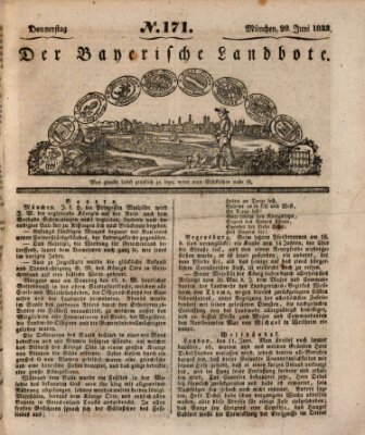 Der Bayerische Landbote Donnerstag 20. Juni 1833