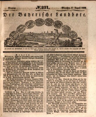 Der Bayerische Landbote Montag 19. August 1833